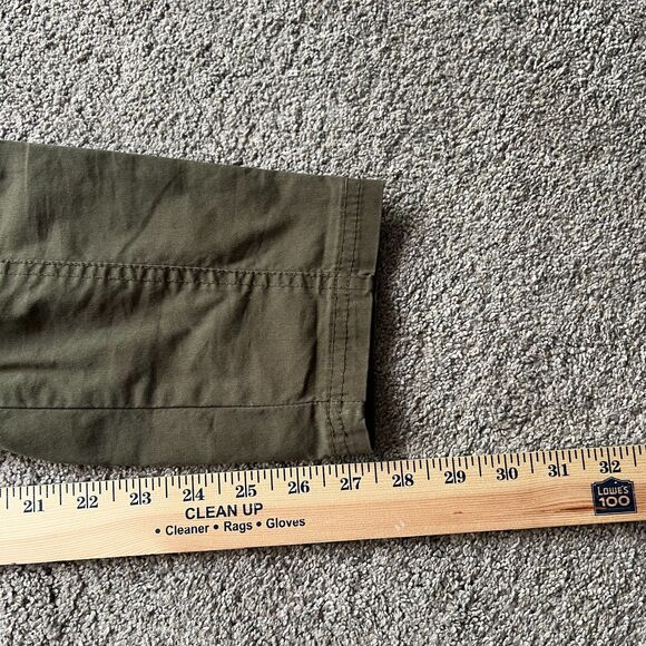 Prana Pants Women 8 Olive Green Essex Straight Outdoor Hiking Casual Mid Rise - Picture 6 of 7